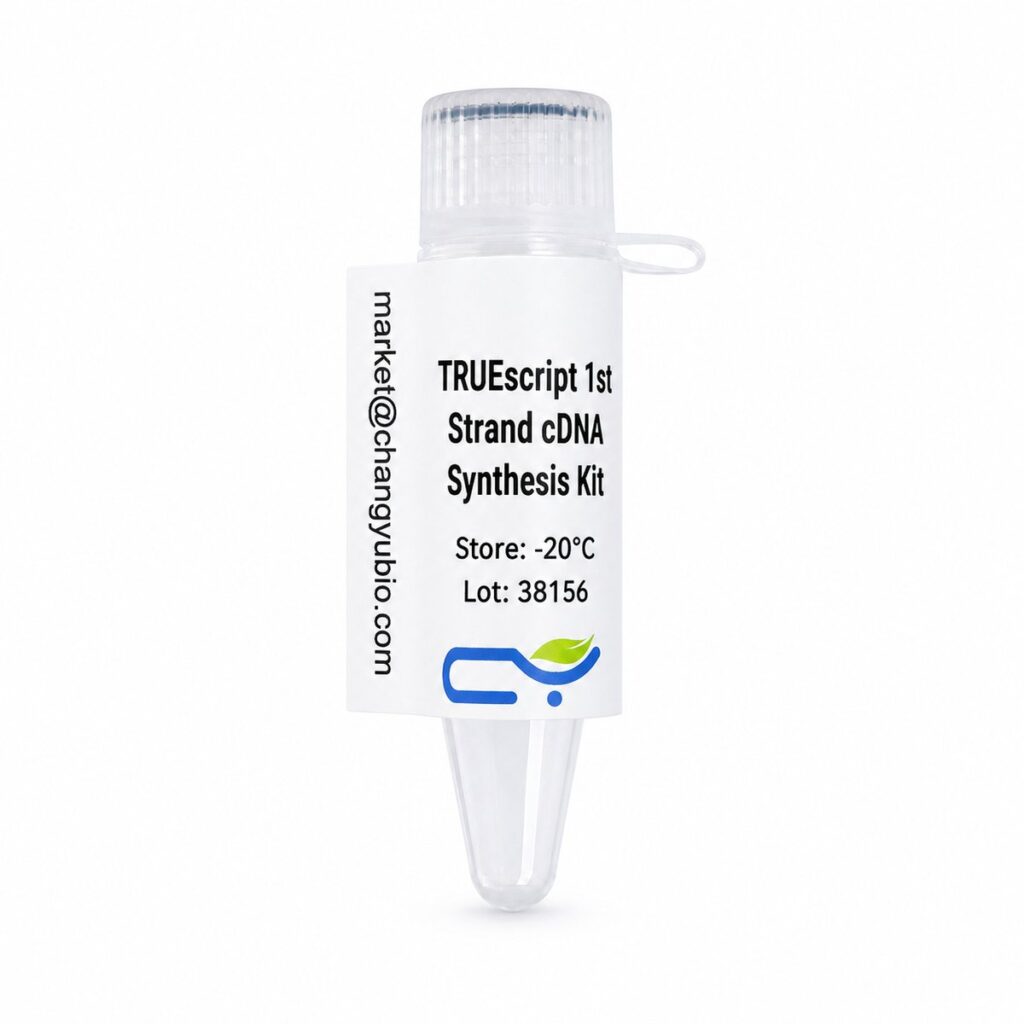 Changyu Bio TRUEscript 1st Strand cDNA Synthesis Kit carton, Cat# CYPC1802