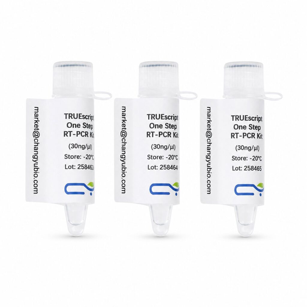 Changyu Bio TRUEscript One-Step RT-PCR Kit carton, Cat# CYPC34